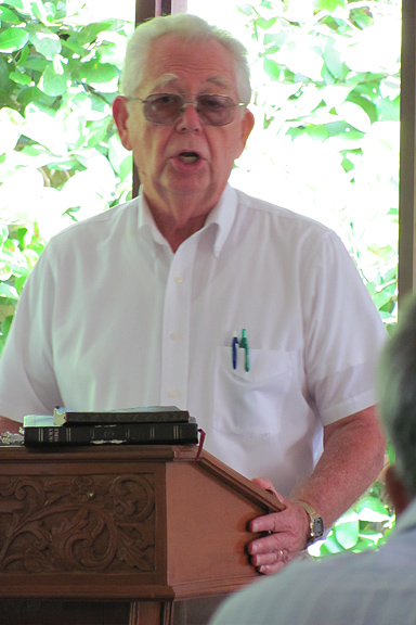 Therman Teaching at the Hmawbi Bible School